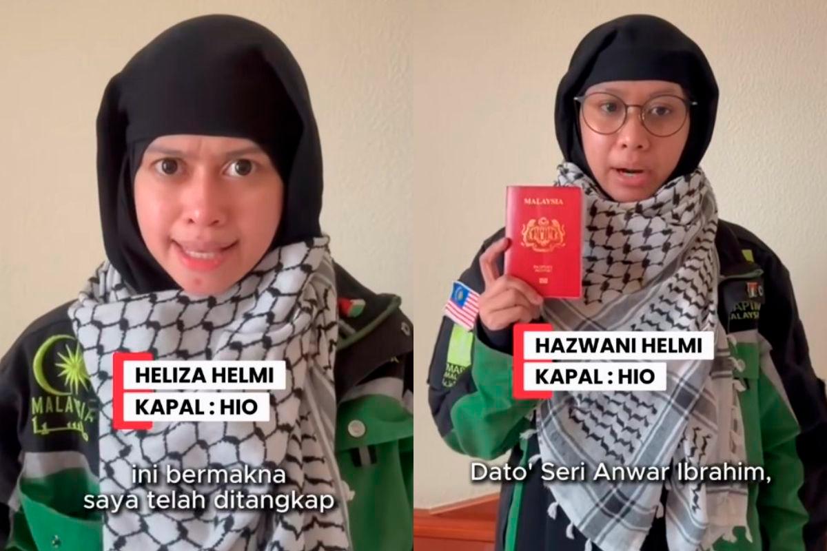 Screengrabs via Sumud Nusantara Official’s Facebook reel