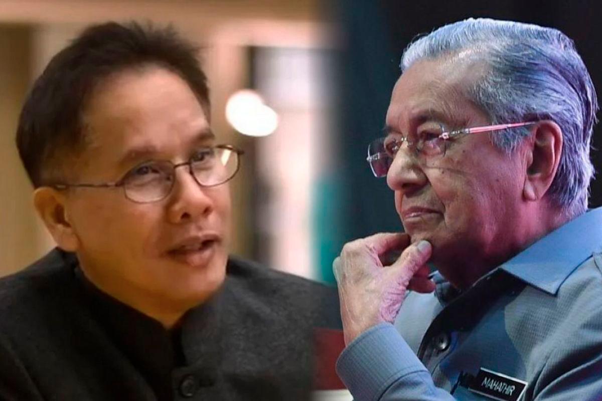 Ahli perniagaan Tan Sri Halim Saad (kiri) dan bekas Perdana Menteri Tun Dr. Mahathir Mohamad (kanan). - via screengrab from KYS Business School / YouTube &amp; BERNAMA