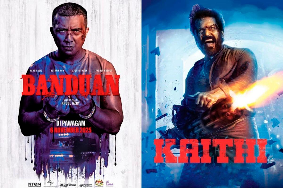 Credit: Posters of Banduan (Astro Shaw / Facebook) &amp; Kaithi (IMDb)
