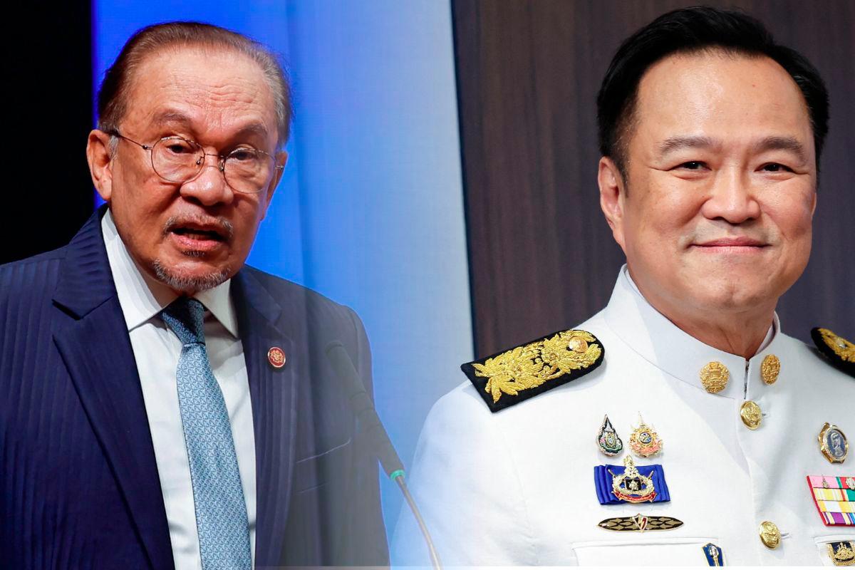 Prime Minister Datuk Seri Anwar Ibrahim (L) &amp; Thailand’s Prime Minister Anutin Charnvirakul (R) - BERNAMA &amp; REUTERS