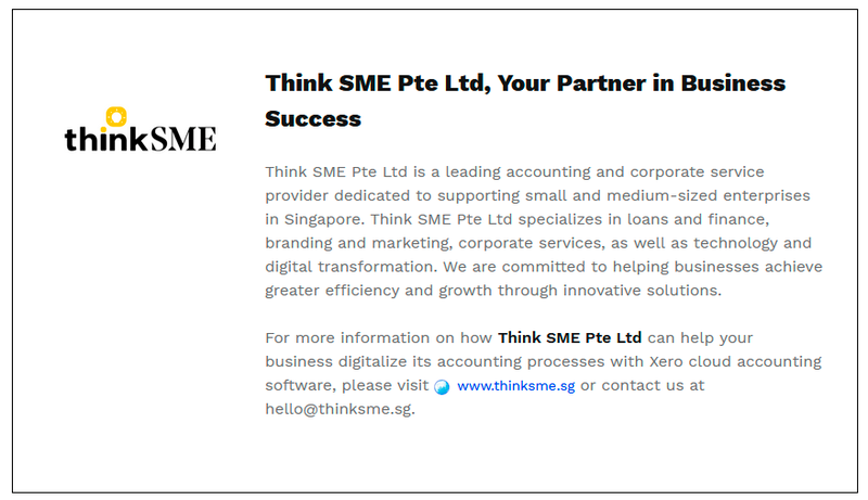 $!Think SME Appointed as PSG Vendor to Empower SME Business Owners with Xero Cloud Accounting Software