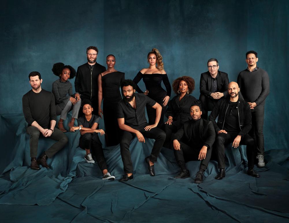 The voice actors featured in Disney’s live-action movie The Lion King - Walt Disney Studios