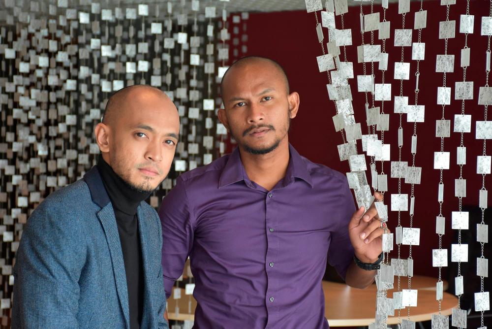 Local rockers Black (L) and Tomok are looking forward to their first concert at Dewan Filharmonik Petronas.