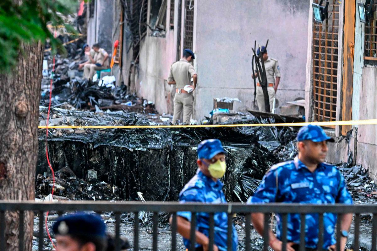 Gambar kawasan perumahan Ahmedabad. AFP