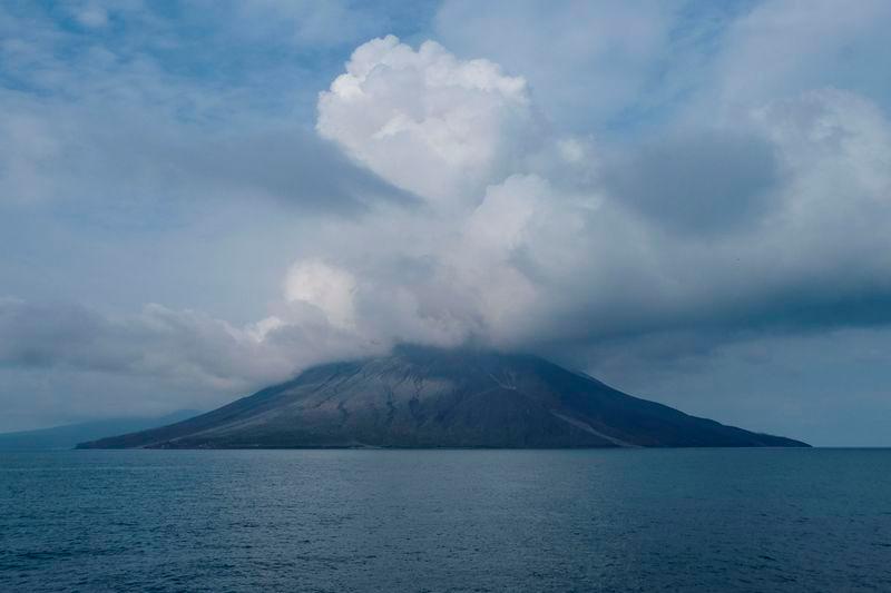 Mount Ruang recent eruptions - AFPpix