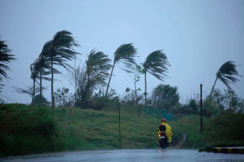 Three people dead as typhoon hits Philippines