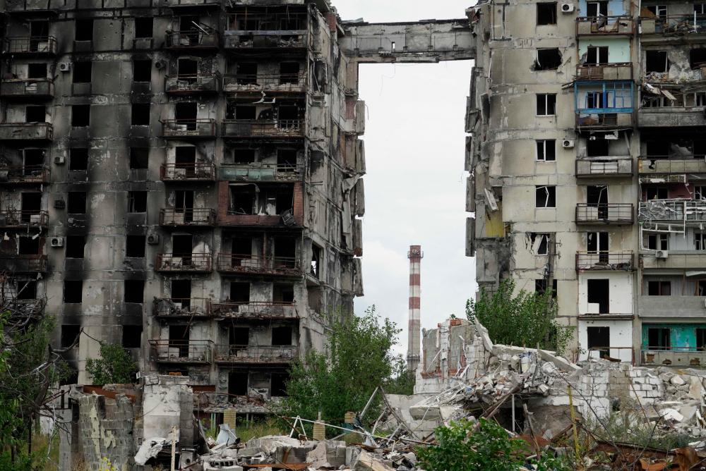 A view of the city of Mariupol on September 15, 2022. AFPPIX