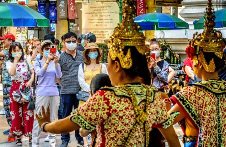 The economies most likely to suffer from a drop in Chinese tourism are expected to be Hong Kong, Macau, Thailand, Cambodia and the Philippines -AFPPIX