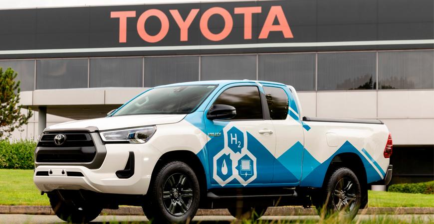 Toyota Introduces Hydrogen-Fuelled Hilux Prototype