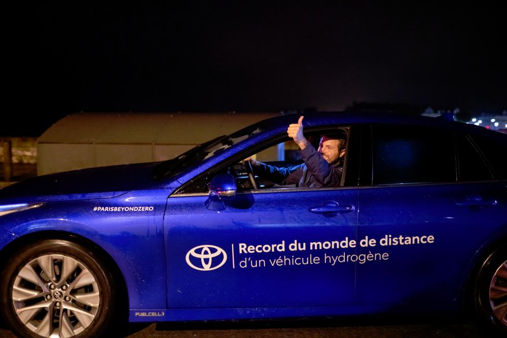 This Toyota Mirai drove 1,003km on one fill of hydrogen.