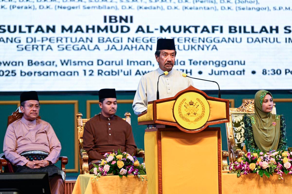 Sultan Mizan Zainal Abidin. Bernamapix