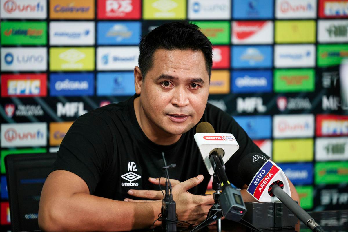National Under 23 (U23) football squad head coach Nafuzi Zain - BERNAMAPIX