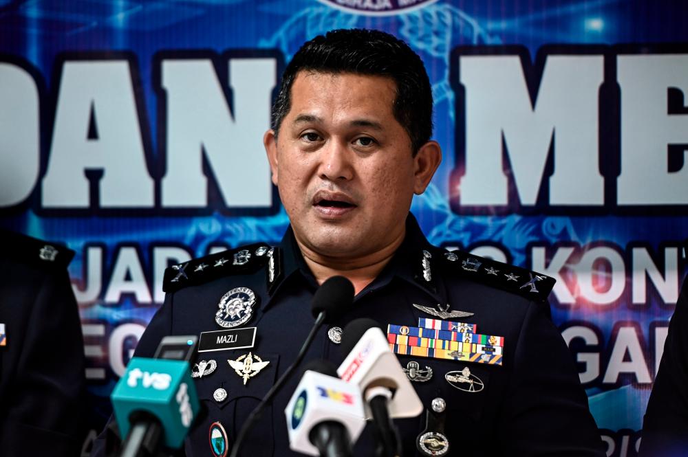 Terengganu police chief, Datuk Mazli Mazlan. - BERNAMAPIX