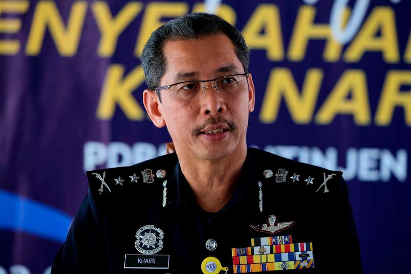 Terengganu police chief Datuk Mohd Khairi Khairuddin - Photo by BERNAMA