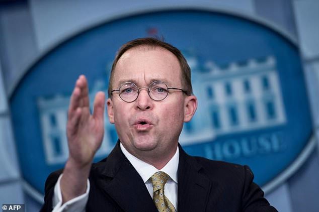 Trump taps budget head Mulvaney as acting chief of staff
