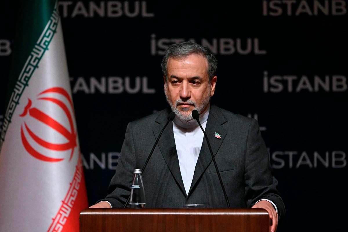 Iran’s Foreign Minister Abbas Araghchi on June 22, 2025 condemned US attacks on key nuclear sites as “outrageous” and said his country has a right to defend its sovereignty. - Photo by OZAN KOSE / AFP