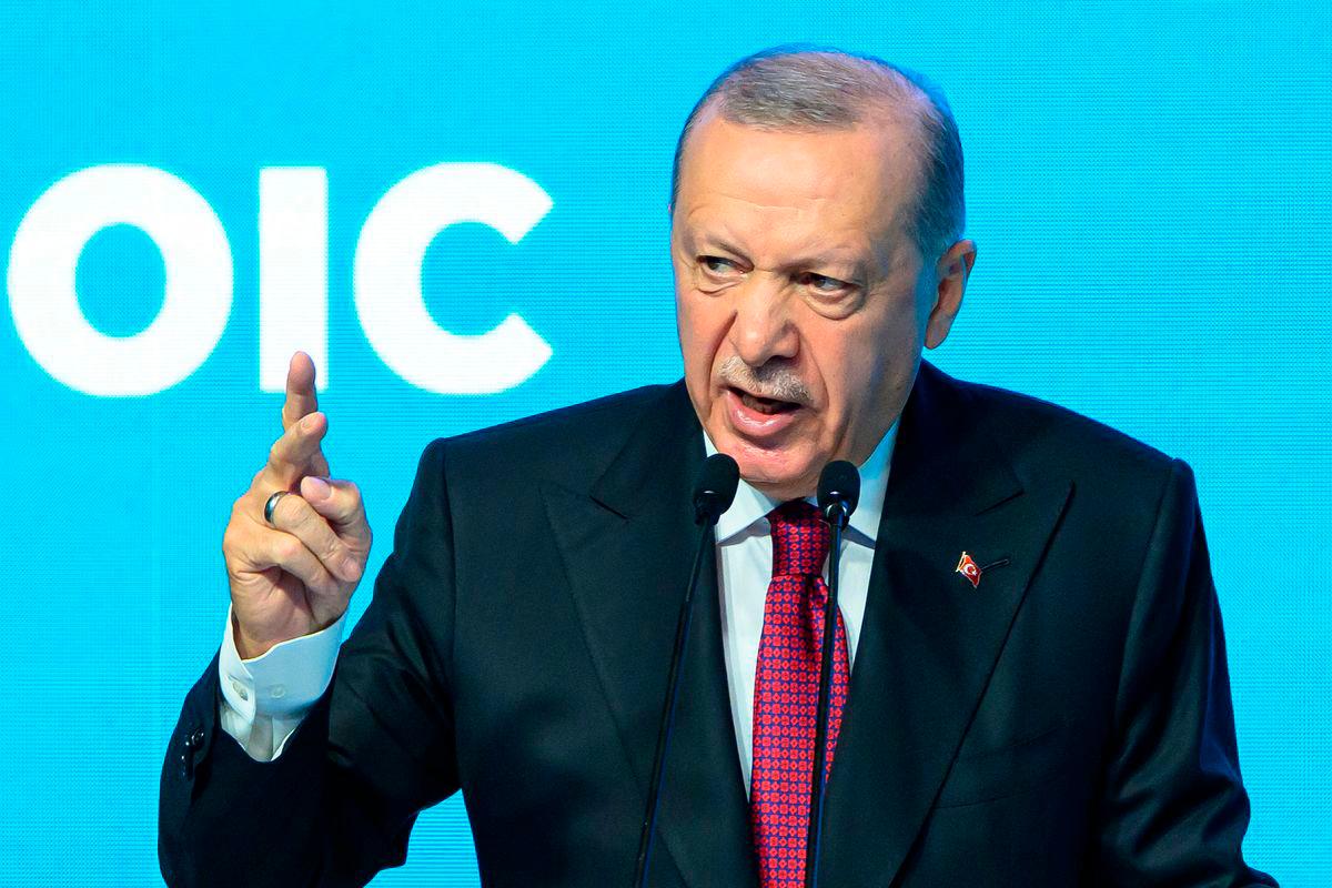 Turkey’s President Recep Tayyip Erdogan. (Photo by Yasin AKGUL / AFP)