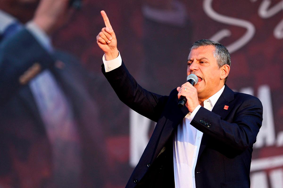 Leader of Turkey’s main opposition party, Republican People’s Party (CHP), Ozgur Ozel. - Adem ALTAN / AFP