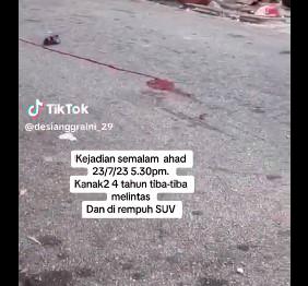 Video of the accident: Credit - @desianggraini_29/TikTok $!Video of the accident: Credit - @desianggraini_29/TikTok