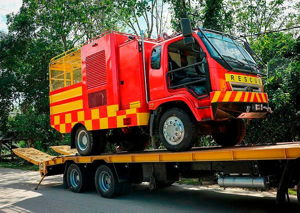 A self-designed Multipurpose Rescue Vehicle (MRV)–Bernamapix