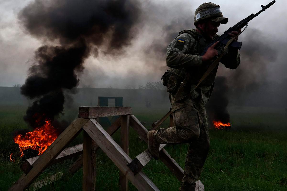 In this handout photograph taken and released by the press service of the 65th Mechanized Brigade of Ukrainian Armed Forces on May 26, 2025. AFPpix