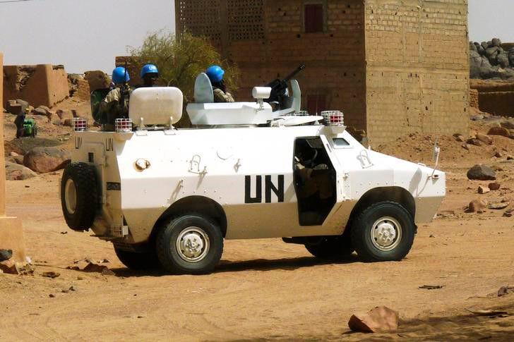 UN peacekeepers patrol in the northern town of Kidal, file. REUTERSPIX