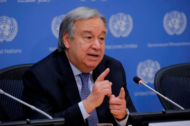 United Nations Secretary-General Antonio Guterres. — Reuters