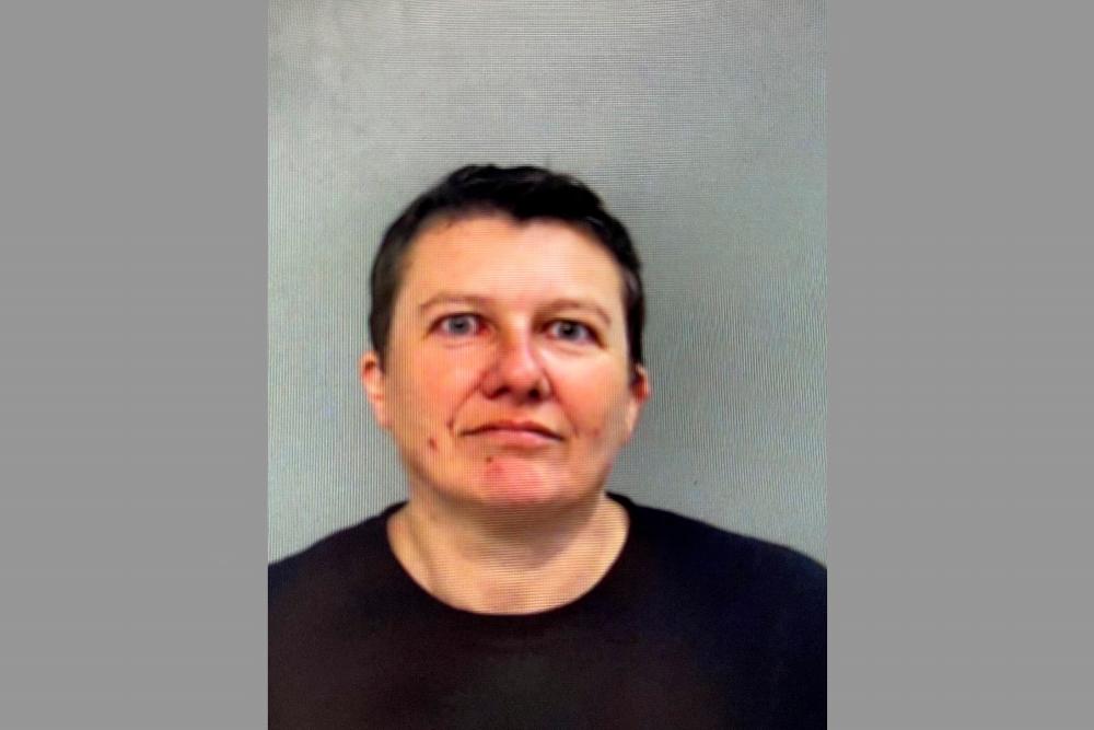 This handout picture courtesy of the Hidalgo County booking records shows Pascale Ferrier’s booking photo. A 55-year-old woman who holds dual French and Canadian nationality was sentenced to nearly 22 years in prison on August 17, 2023. AFPPIX