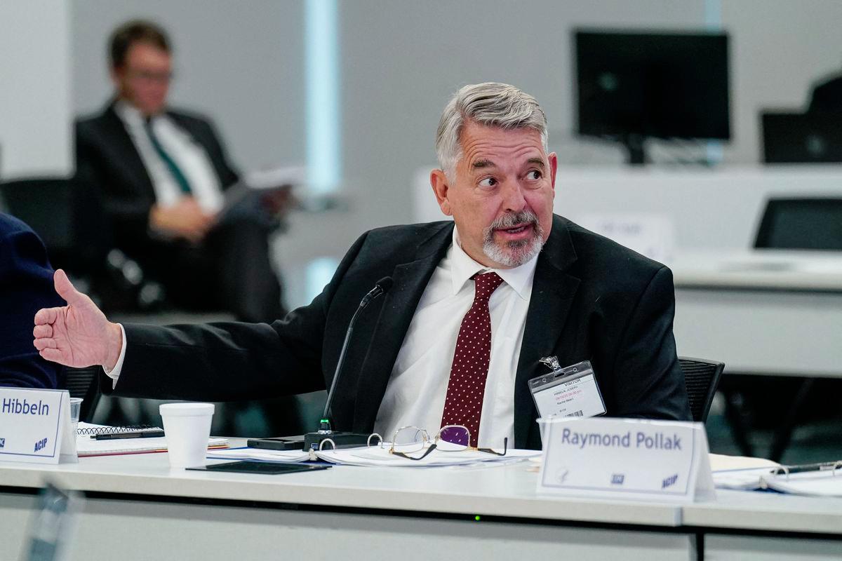 Joseph Hibbeln speaks during a meeting of the CDC’s Advisory Committee on Immunization Practices on September 18, 2025 in Chamblee, Georgia. - AFPpix