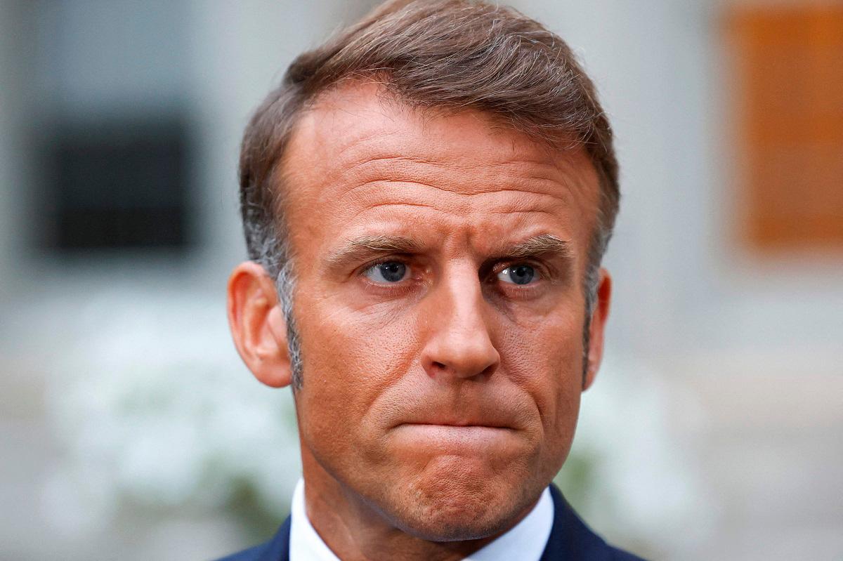 French President Emmanuel Macron. - Yves Herman / POOL / AFP