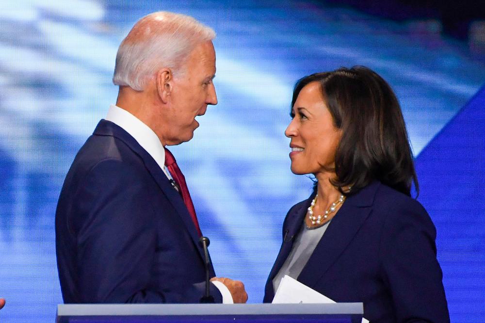 Biden named Harris, a high-profile black senator from California, as his vice presidential choice on August 11, 2020, capping a months-long search for a Democratic partner to challenge President Donald Trump in November. — AFP