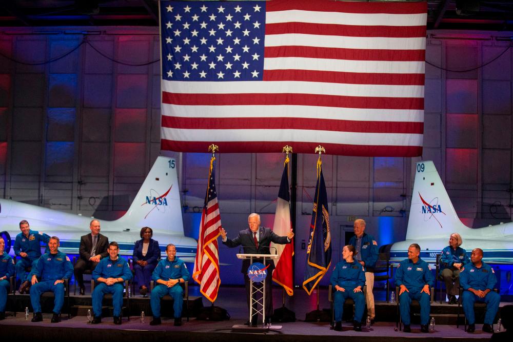 Texas Congressman Randy Weber speaks at the NASA's 2021 Astronaut Candidate announcement event on December 6, 2021 at Ellington Field in Houston, Texas. NASA announced its 10 latest trainee astronauts, who include a firefighter turned Harvard professor, a former member of the national cycle team, and a pilot who led the first-ever all-woman F-22 formation in combat. The 2021 class was whittled down from a field of more than 12,000 applicants and will now report for duty in January at the Johnson Space Center in Texas, where they will undergo two years of training. AFPpix