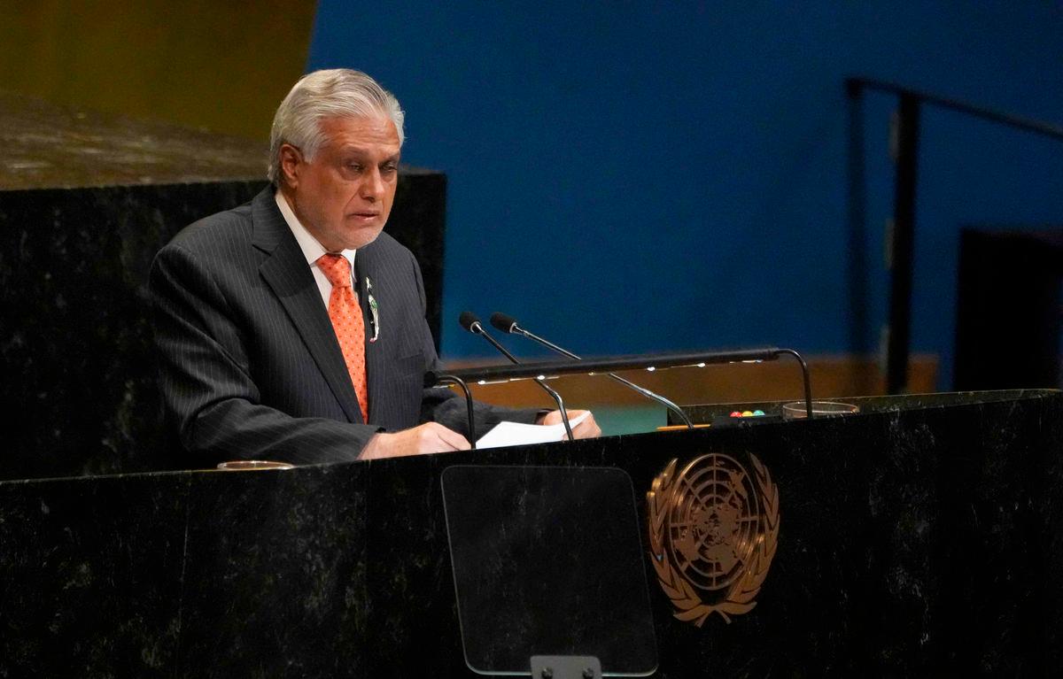 Pakistani Deputy Prime Minister and Foreign Minister Ishaq Dar - AFP