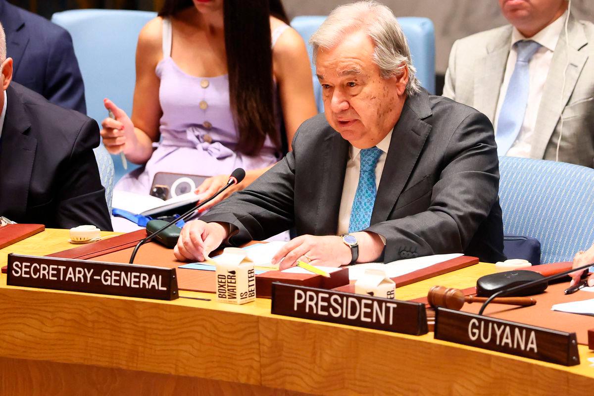 Setiausaha Agung Pertubuhan Bangsa-Bangsa Bersatu (PBB) António Guterres - AFP
