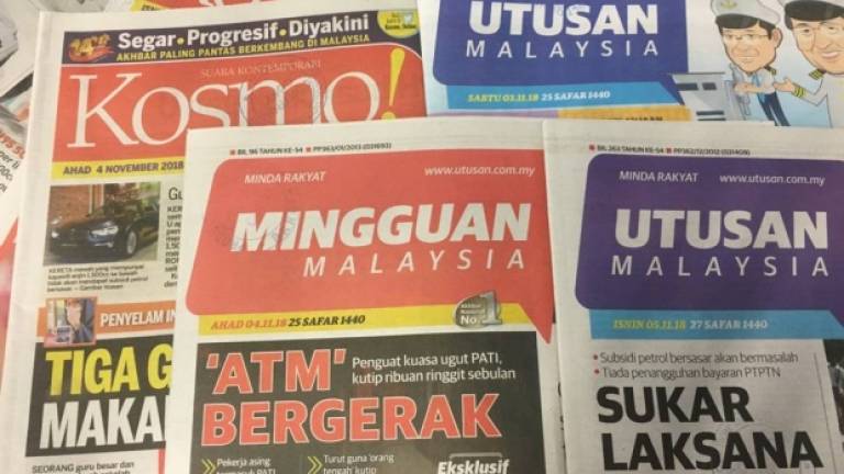 Utusan to be back soon: Reports