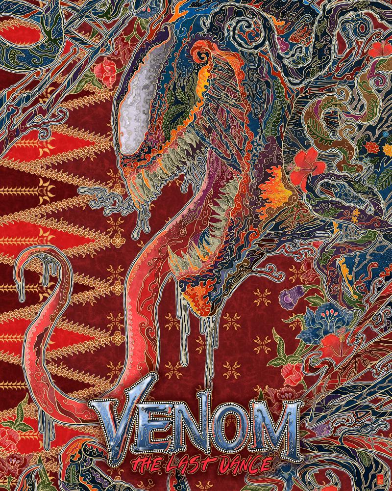 $!This collaboration breathes new life into Venom, reimagining the symbiote through the intricate patterns and vibrant aesthetics of batik.