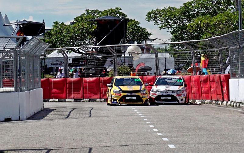 $!An example of proper safety measures can be seen in the Vios Challenge one-make series where concrete barriers and high fences provide protection for spectators. Even when the cars have accidents, they are contained within the track and do not crash out of it. However, such measures which meet international standards are costly.