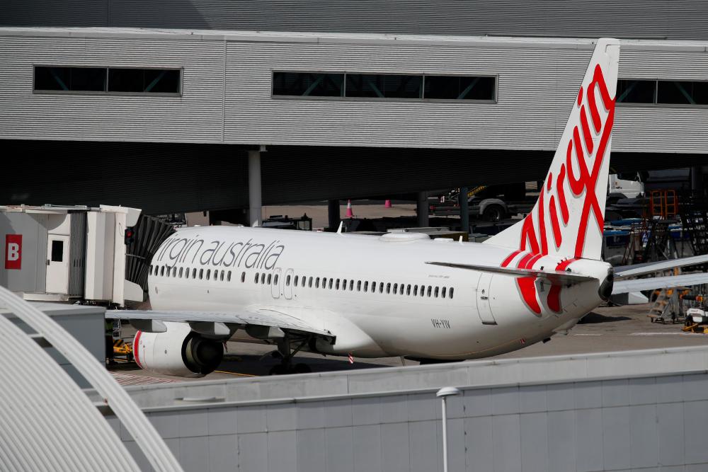 A Virgin Australia Airlines plane is seen at Kingsford Smith International Airport in March. – REUTERSPIX
