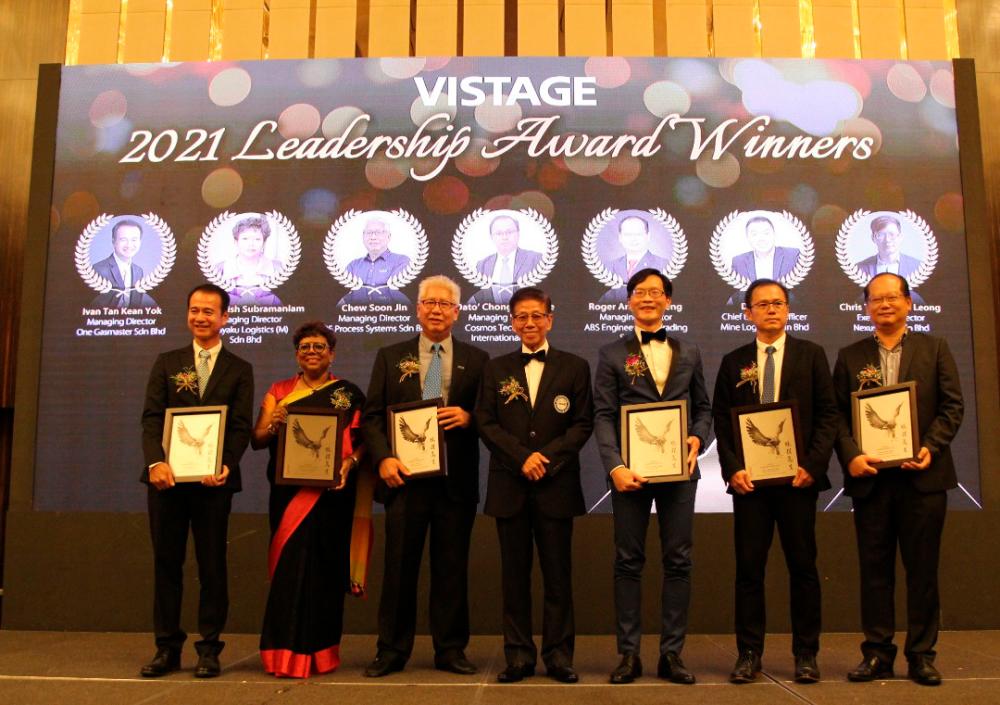 Vistage Leadership Award winners