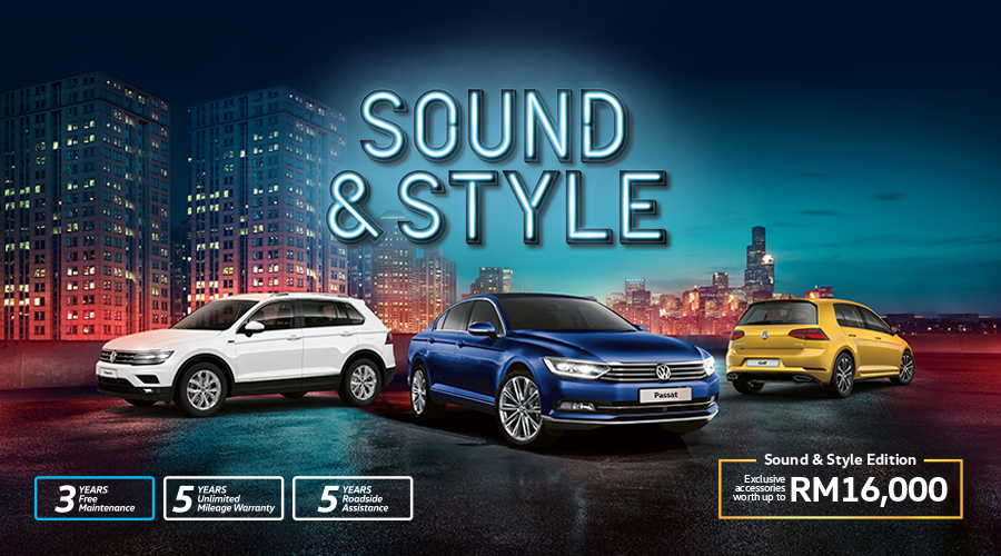 Groove with Volkswagen ‘Sound &amp; Style’ range