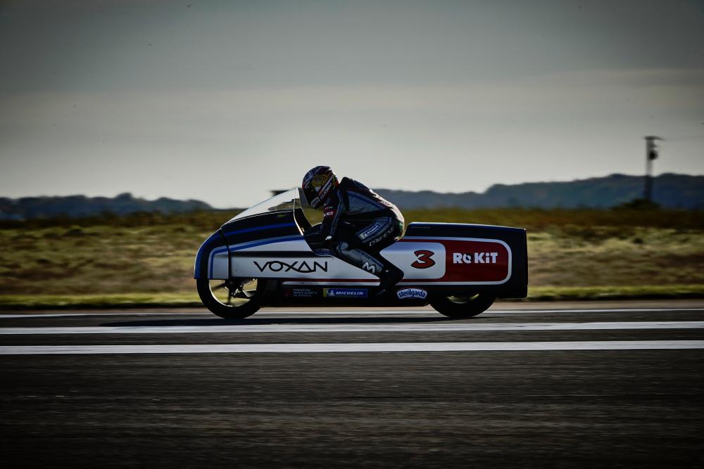 The world's fastest electric motorcycle hits 408km/h