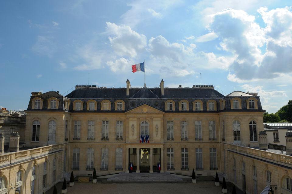 General view of the Elysee Palace, the President’s official residence, is seen in Paris May 3, 2012. REUTERSPIX