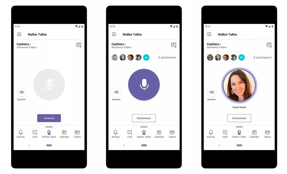 Microsoft to integrate Walkie Talkie tool in Teams © Courtesy of Microsoft