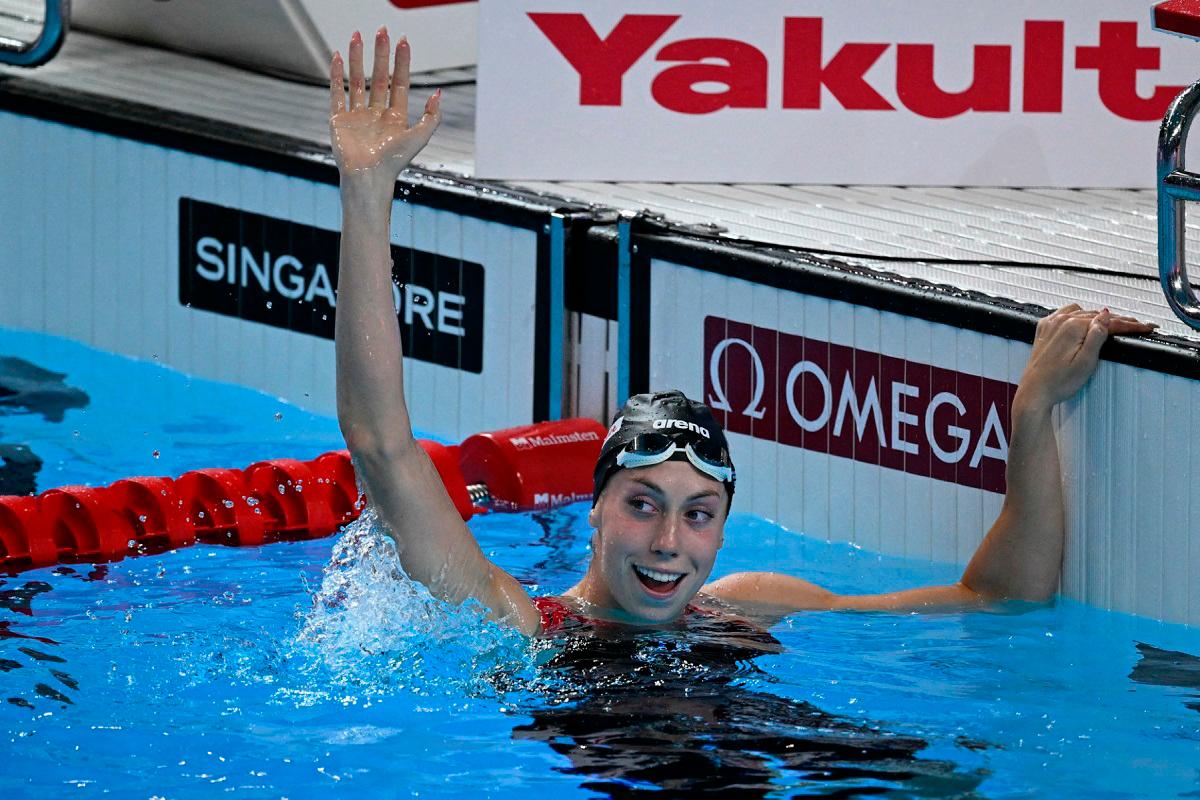 US' swimmer Gretchen Walsh. - Oli SCARFF / AFP