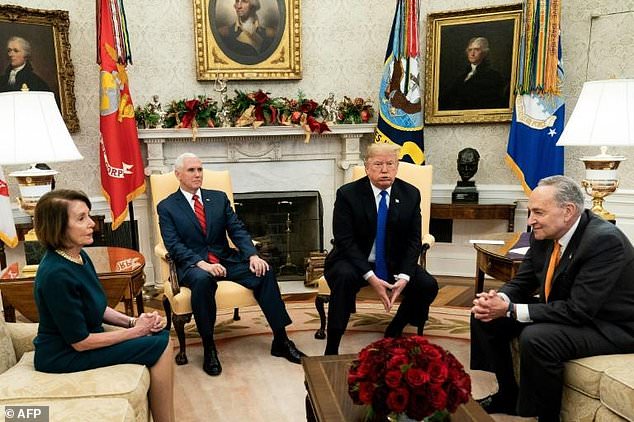President Donald Trump has stood firm against Democrats as he seeks border wall funding, risking a partial government shutdown if a compromise is not reached by Dec 21, 2018. — AFP