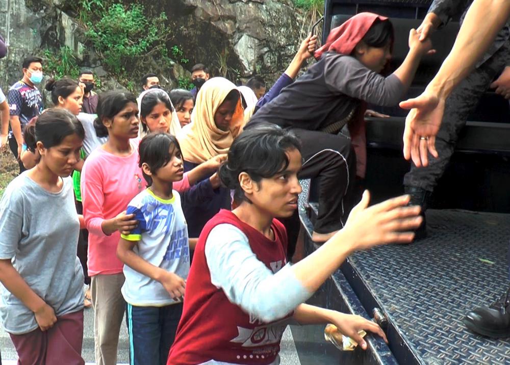 Children make up a sizeable percentage of foreigners trafficked into the country. – MASRY CHE ANI/THESUN