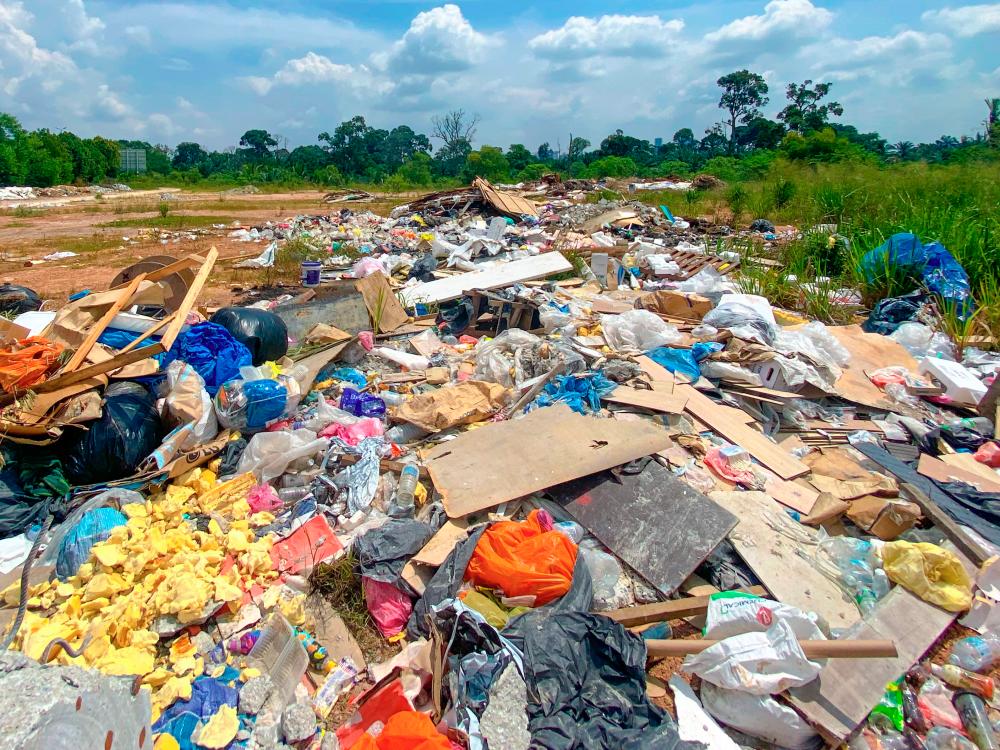 Illegal dumping is usually done on land that is seldom monitored as they are outside the jurisdiction of local councils. – AMIRUL SYAFIQ/THESUN