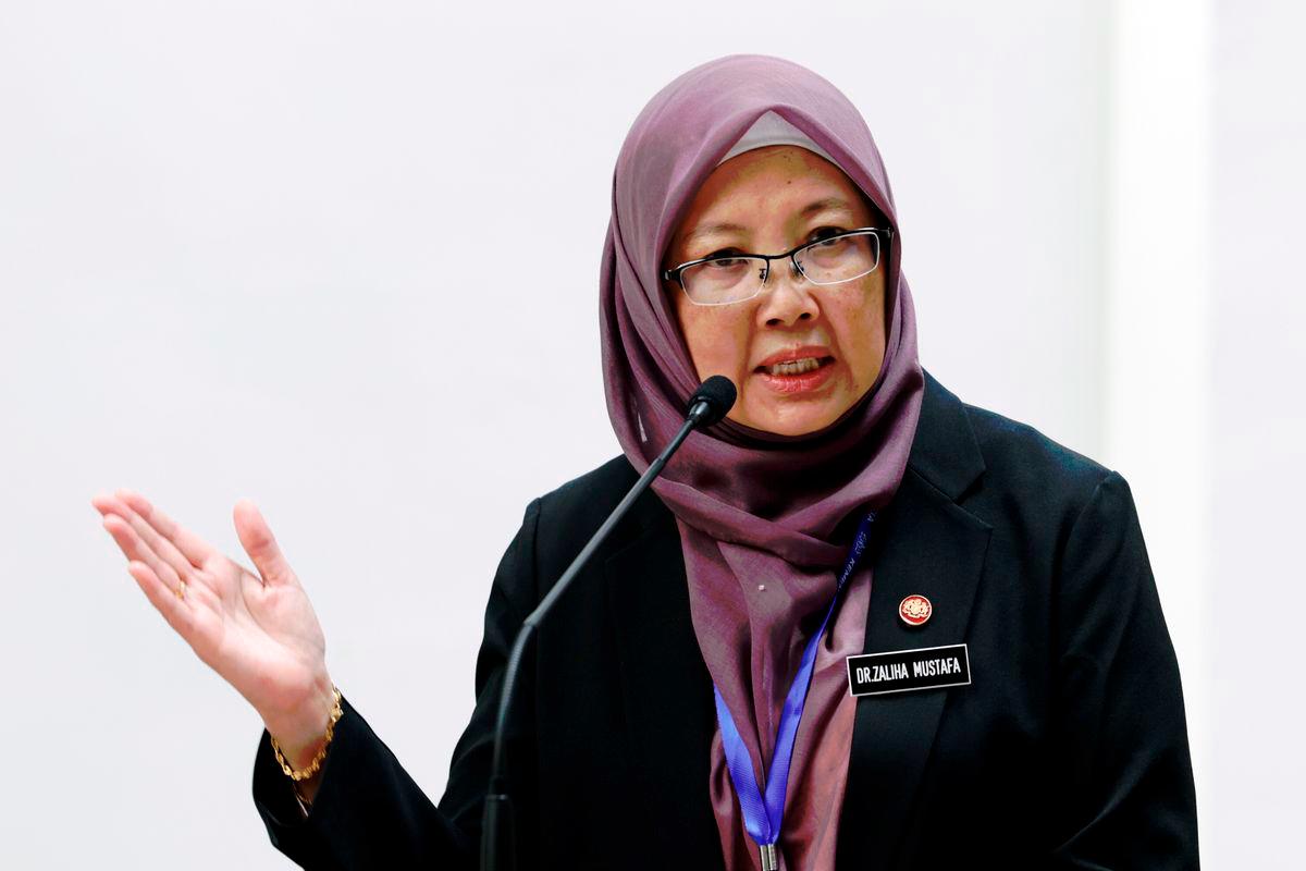 Minister in the Prime Minister’s Department (Federal Territories) Datuk Seri Dr Zaliha Mustafa. - BERNAMA