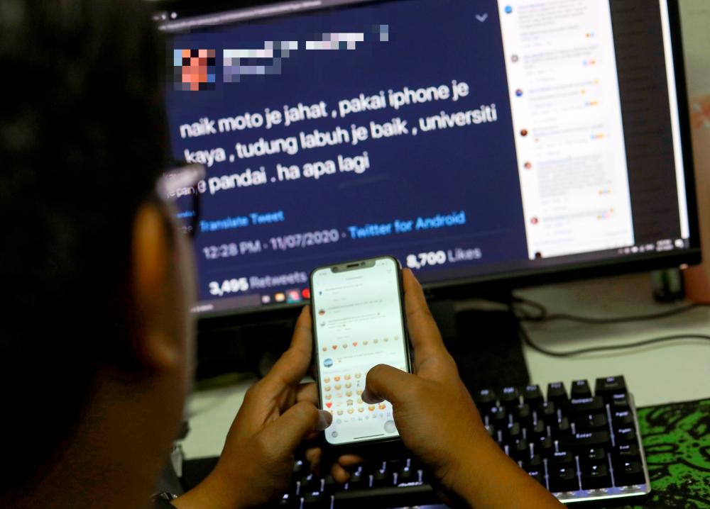 Cyberbullying cases spike due to high online usage