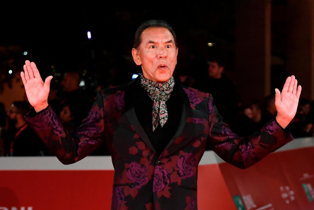 Wes Studi is one of three industry veterans who will receive honorary prizes at the glitzy Governors Awards ceremony on October 27. © TIZIANA FABI / AFP